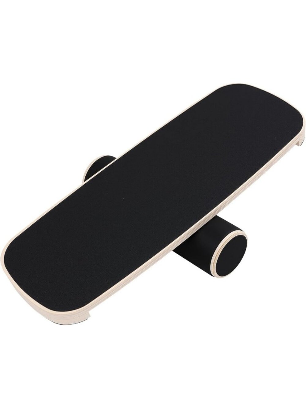 Wooden Balance Board for Adults - Surf Trainer with Roller for Core Strength